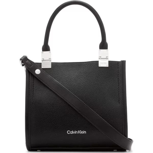 Calvin Klein Sophia Triple Compartment CrossbodyBlackSilver