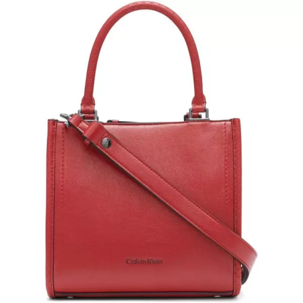 Calvin Klein Sophia Triple Compartment CrossbodyRuby Red