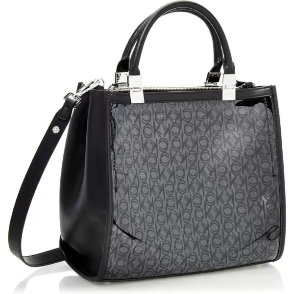 Calvin Klein Sophia Triple Compartment ToteBlackBlack Clear