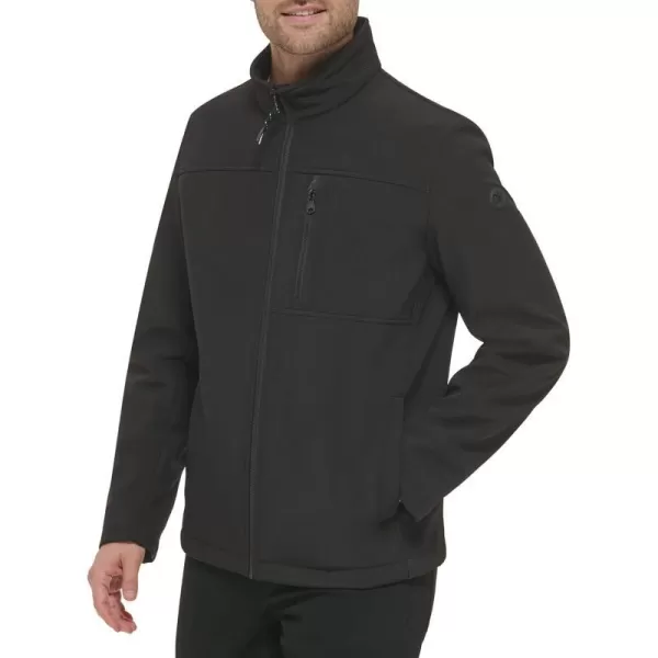 Calvin Klein Water Resistant Windbreaker Jackets for Men Standard and Big and TallDeep Black