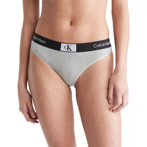 Calvin Klein Womens 1996 Cotton Modern Thong Panties MultiPackGrey Heather