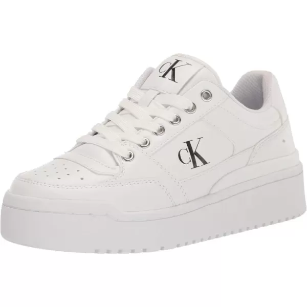 Calvin Klein Womens Alondra SneakerWhite 142