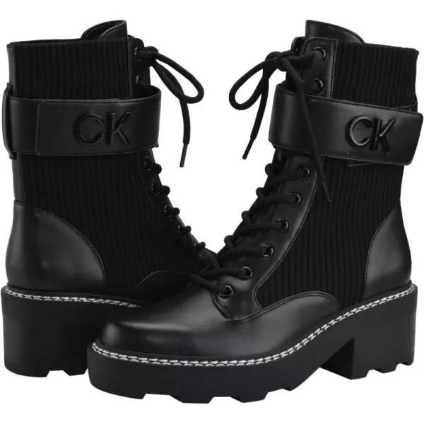 Calvin Klein Womens Arabel2 Combat BootBlack