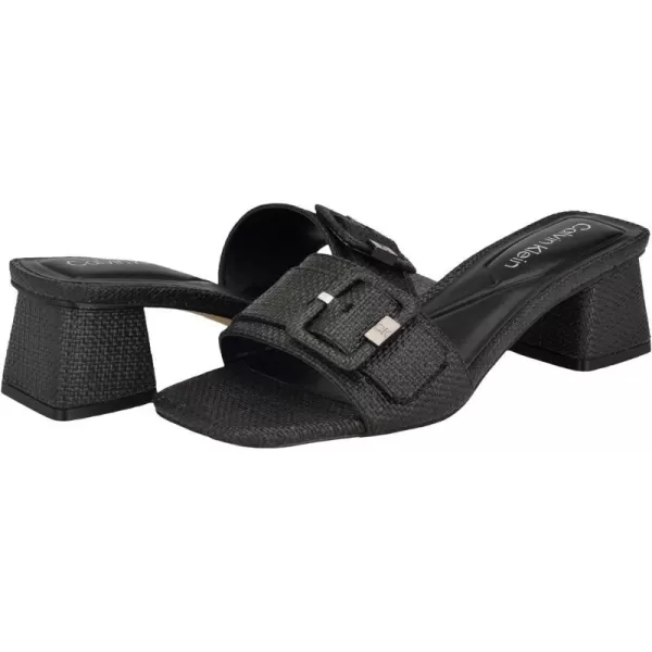 Calvin Klein Womens Ariella Heeled SandalBlack 001