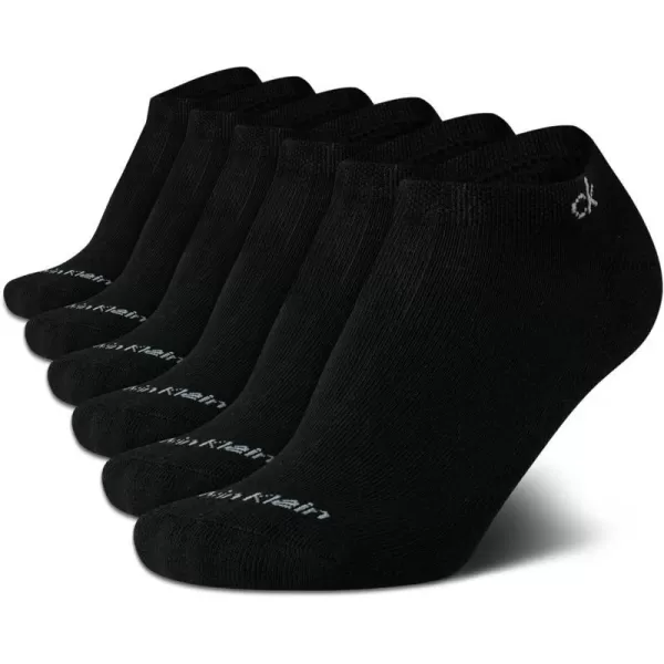 Calvin Klein Womens Athletic Socks  Cushion No Show Socks 6 PackBlack