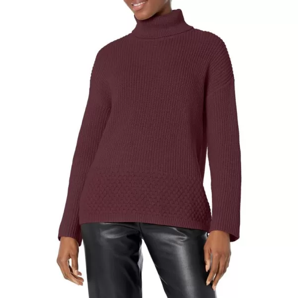 Calvin Klein Womens Bobble Stitch Long Sleeve SweaterPort