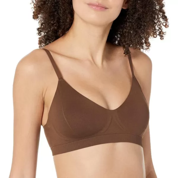 Calvin Klein Womens Bonded Flex Lightly Lined BraletteUmber