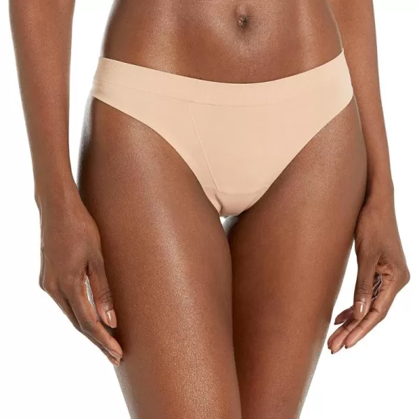 Calvin Klein Womens Bonded Flex ThongClay