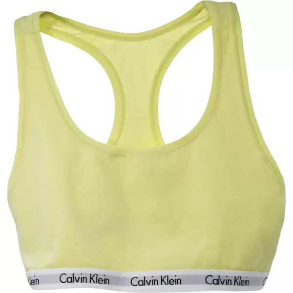 Calvin Klein Womens Carousel Logo BraletteAloha Green