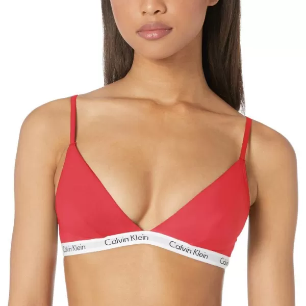 Calvin Klein Womens Carousel Triangle BraletteCherry Cord