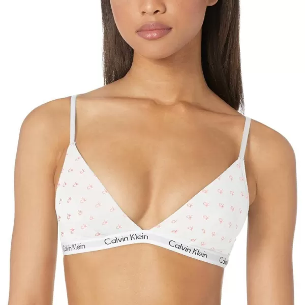 Calvin Klein Womens Carousel Triangle BraletteMini Ck