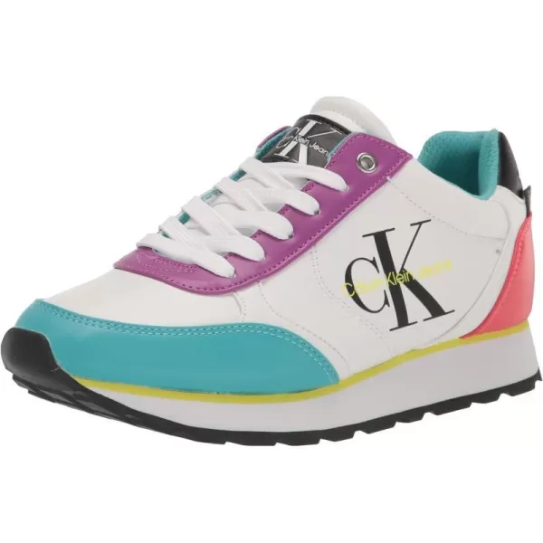 Calvin Klein Womens Cayle SneakerBlue Multi 421