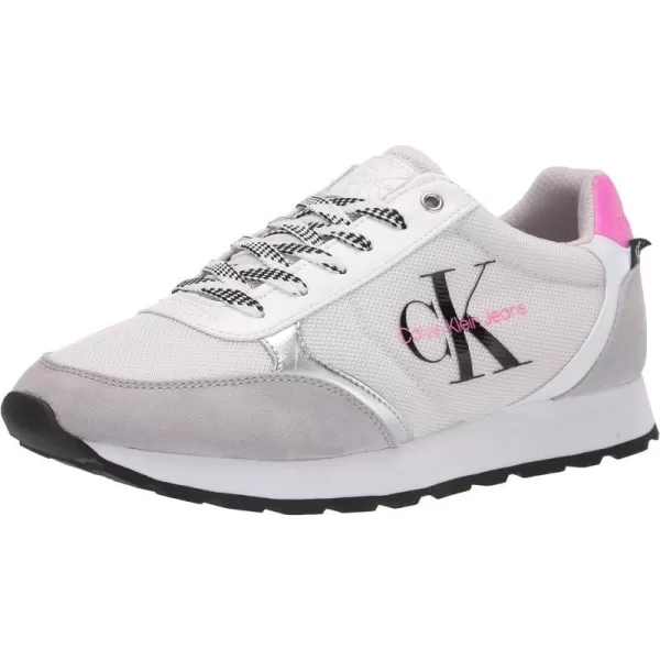 Calvin Klein Womens Cayle SneakerWhitepink 140