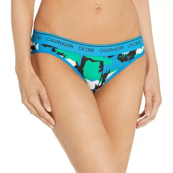 Calvin Klein Womens Ck One Cotton Bikini PantyFergus Chilmark Print