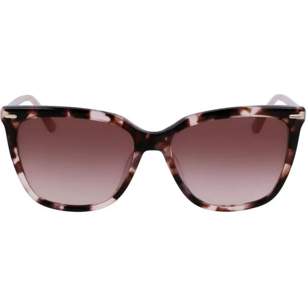 Calvin Klein Womens Ck22532s Rectangular SunglassesRose Tortoise