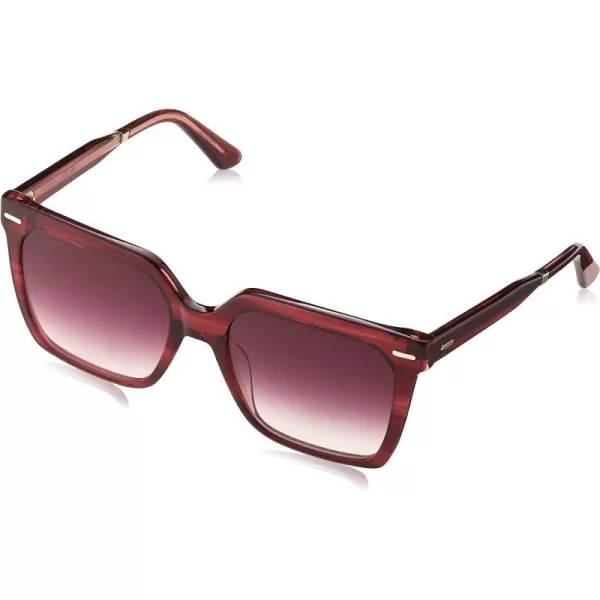 Calvin Klein Womens Ck22534s Square SunglassesBurgundy