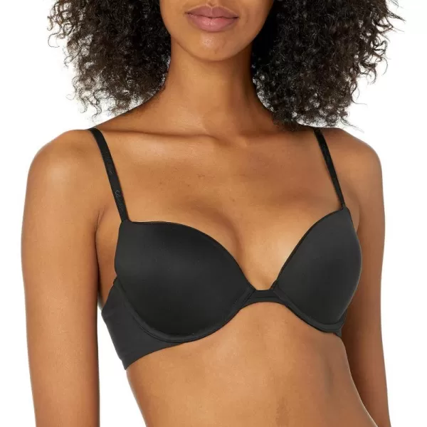 Calvin Klein Womens Constant Push Up Plunge BraBlack