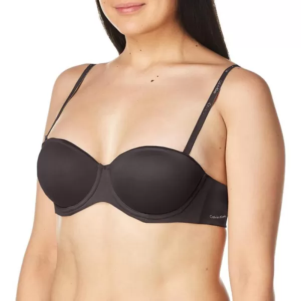 Calvin Klein Womens Constant Strapless BraBlack