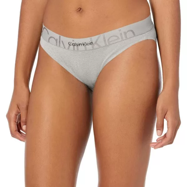 Calvin Klein Womens Embossed Icon BikiniGrey Heather