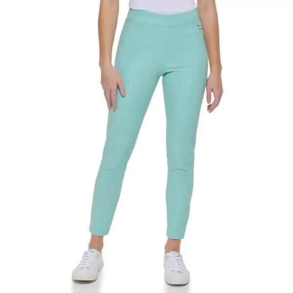 Calvin Klein Womens Everyday Ponte Fitted PantsAquatic