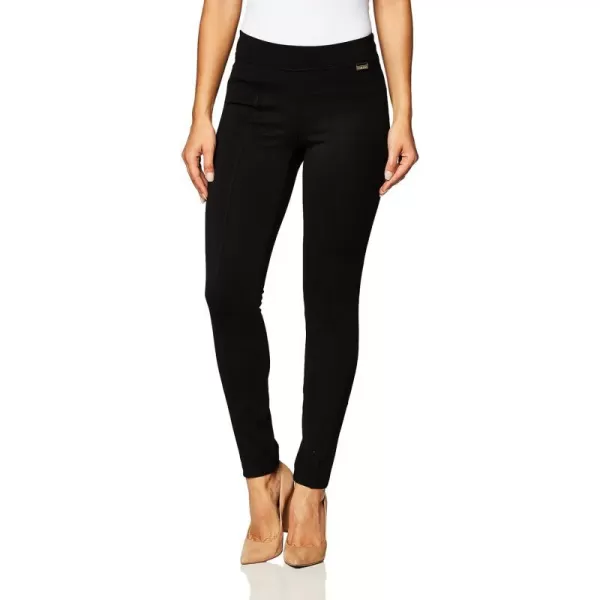 Calvin Klein Womens Everyday Ponte Fitted PantsNoir