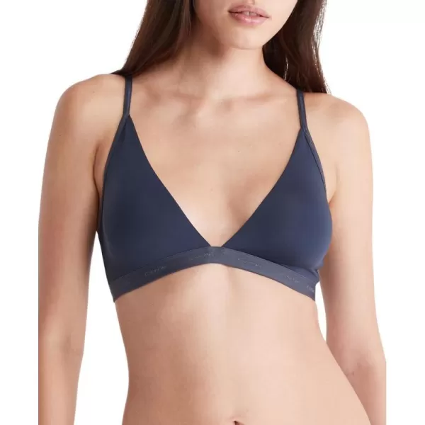 Calvin Klein Womens Form to Body Lightly Lined Triangle BraletteSpeakeasy