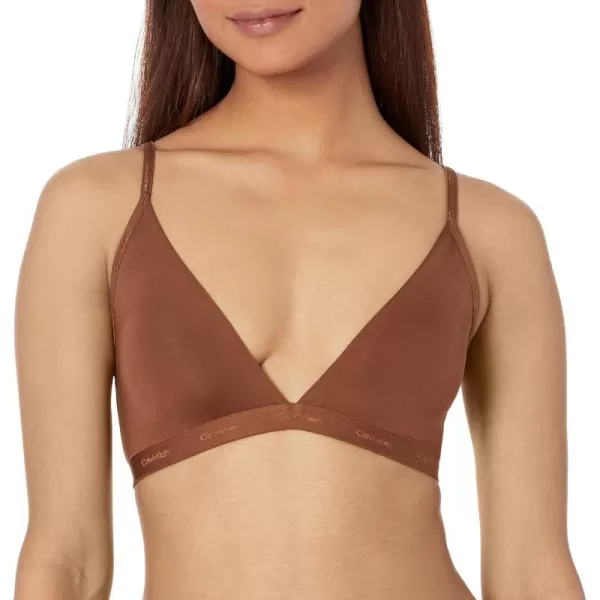 Calvin Klein Womens Form to Body Lightly Lined Triangle BraletteSpruce