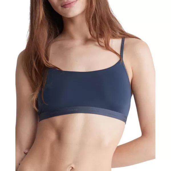 Calvin Klein Womens Form to Body Unlined BraletteSpeakeasy