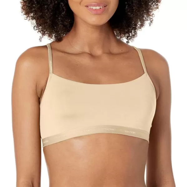 Calvin Klein Womens Form to Body Unlined BraletteStone