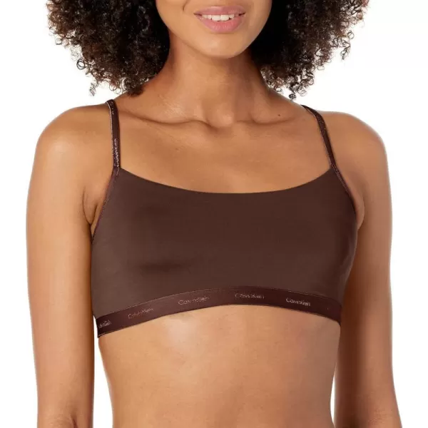 Calvin Klein Womens Form to Body Unlined BraletteWoodland