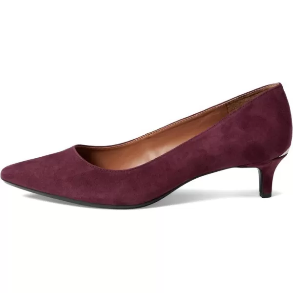 Calvin Klein Womens Gabrianna PumpWine Suede