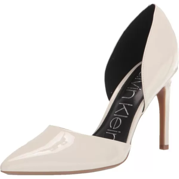 Calvin Klein Womens Hayden PumpChic Cream Patent