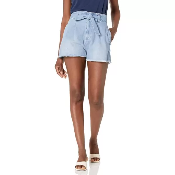 Calvin Klein Womens Hi Rise Self Belted WRaw Hem ShortMeridia Wash