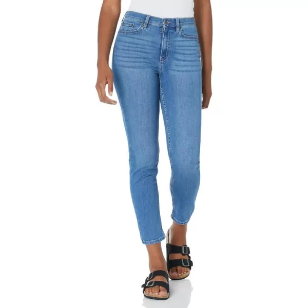 Calvin Klein Womens Hi Rise Slim Crop DenimLaguna