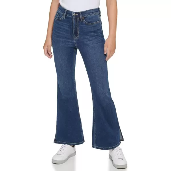 Calvin Klein Womens High Rise Flare JeansVero