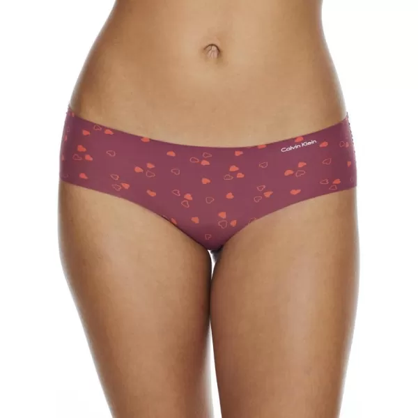 Calvin Klein Womens Invisibles Hipster PantyMany Hearts