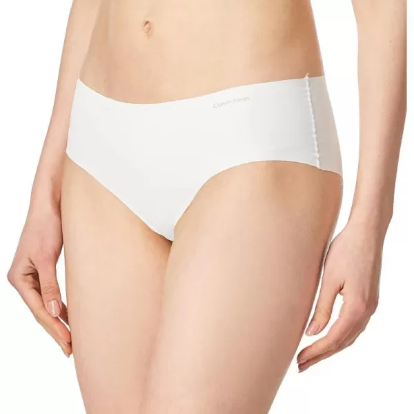 Calvin Klein Womens Invisibles Hipster PantyWhite