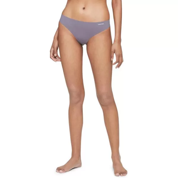 Calvin Klein Womens Invisibles Seamless Thong PantyPurple Haze