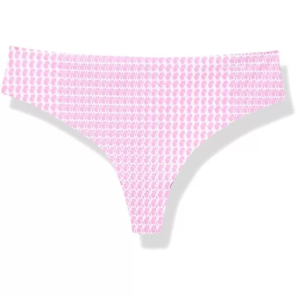 Calvin Klein Womens Invisibles Seamless Thong PantySummer Eclipselilac Rain