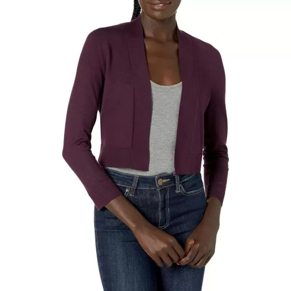 Calvin Klein Womens Long Sleeve Cardigan ShrugPurples