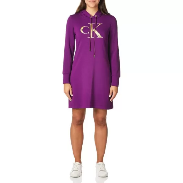 Calvin Klein Womens Long Sleeve Hoodie DressCharisma