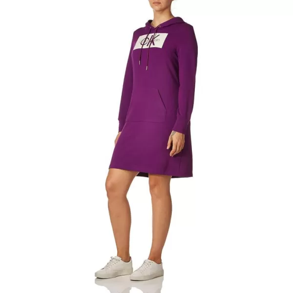 Calvin Klein Womens Long Sleeve Hoodie DressLight Charisma