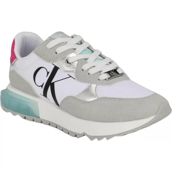 Calvin Klein Womens Magalee SneakerStardustWhite 056