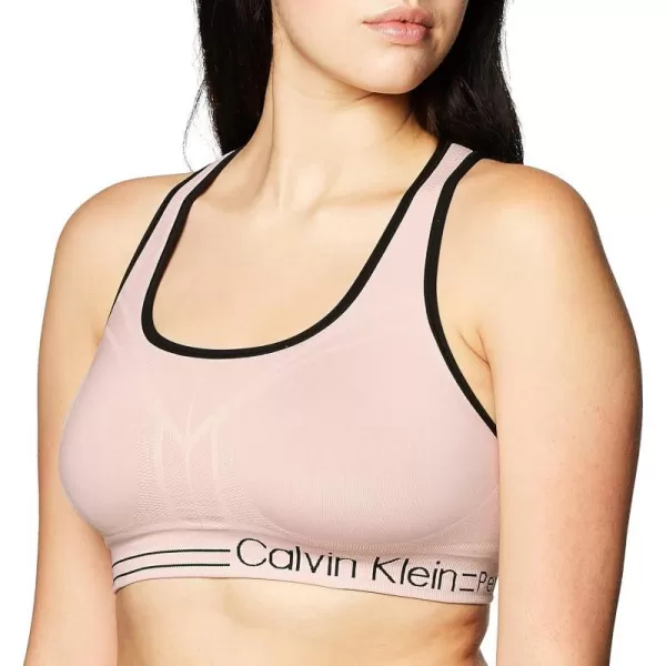 Calvin Klein Womens Medium Impact Reversible Sports BraSeashell