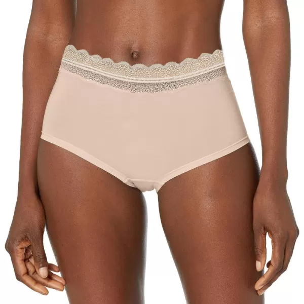 Calvin Klein Womens Micro with Lace Band Hipster PantyBeechwood