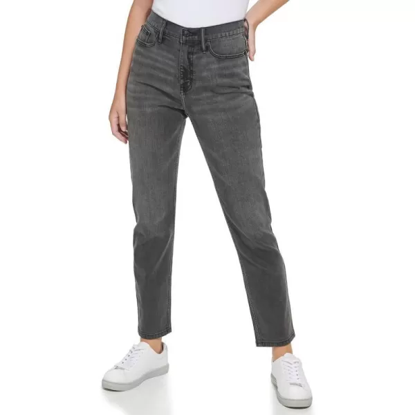 Calvin Klein Womens Mid Rise Boyfriend DenimRaven