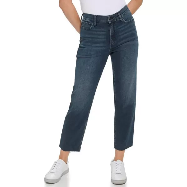 Calvin Klein Womens Mid Rise Boyfriend DenimSaphire