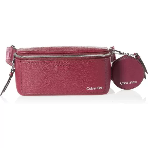 Calvin Klein Womens Millie Novelty Belt BagDeep Rouge