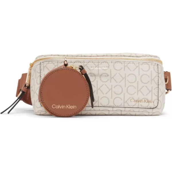 Calvin Klein Womens Millie Novelty Belt BagVanillaKhakiCaramel