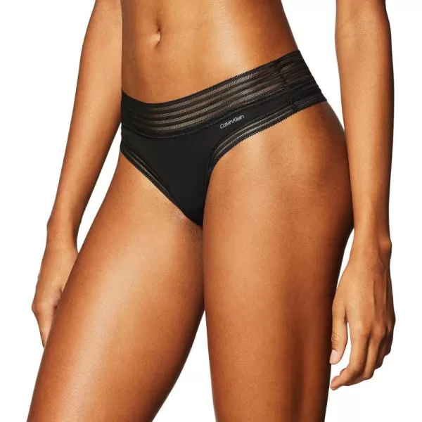 Calvin Klein Womens Modal ThongBlack